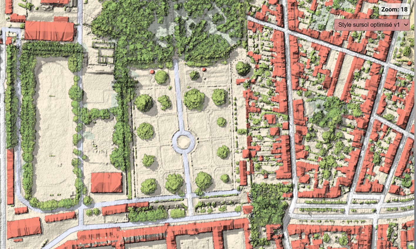 Exemple de carte sur La Flèche (72)